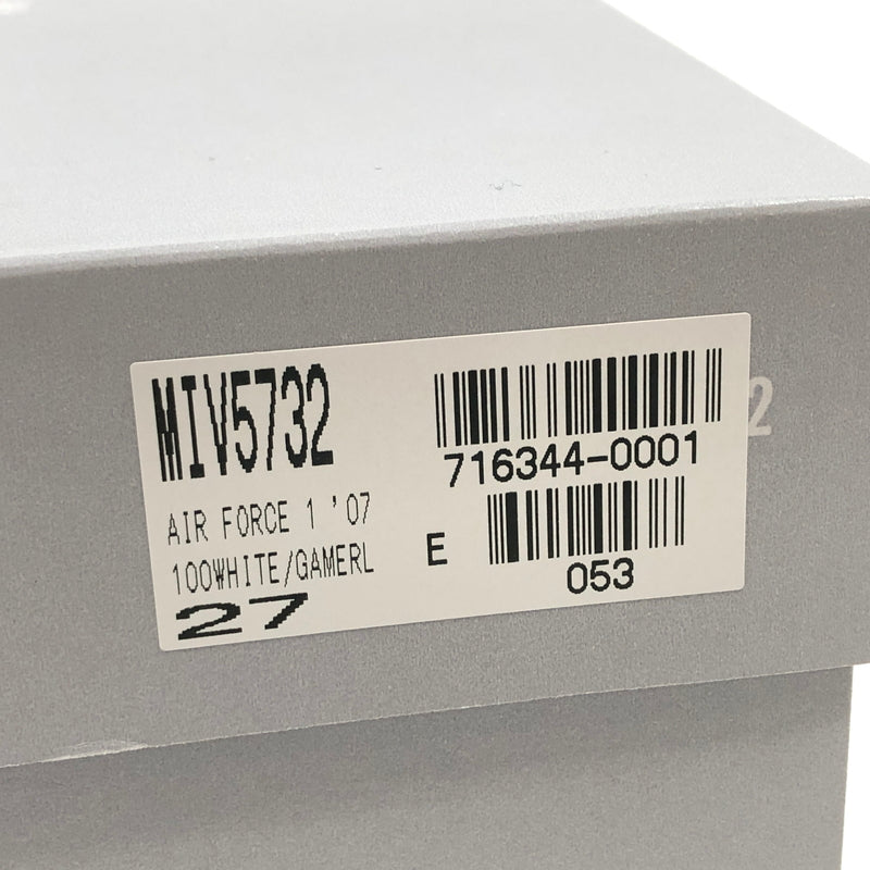 【中古品】【メンズ】 NIKE ナイキ AIR FORCE 1 LOW "GAME ROYAL" IV5732-100 エアフォース1 ロー ゲームロイヤル スニーカー シューズ 靴 160-261014-hn-10-fur サイズ：27.0cm US9 カラー：ホワイト/ブルー 万代Net店