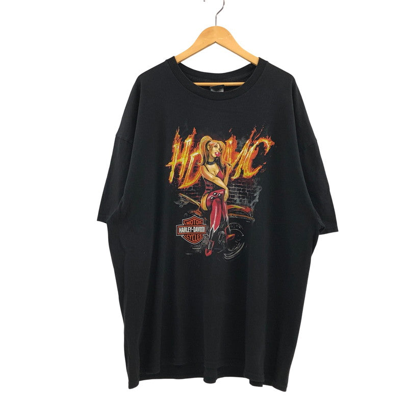 【中古品】【メンズ】 HARLEY DAVIDSON ハーレーダビッドソン c2018 ”HDMC”TEE 半袖Tシャツ トップス 146-260503-hn-03-fur サイズ：3XL カラー：ブラック 万代Net店