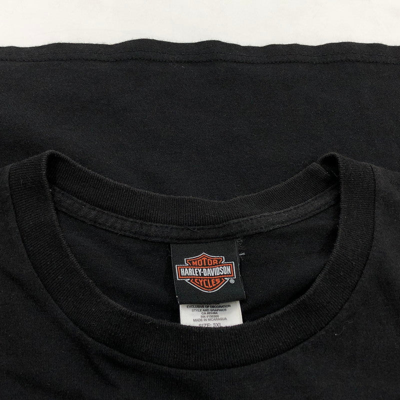 【中古品】【メンズ】 HARLEY DAVIDSON ハーレーダビッドソン c2018 ”HDMC”TEE 半袖Tシャツ トップス 146-260503-hn-03-fur サイズ：3XL カラー：ブラック 万代Net店