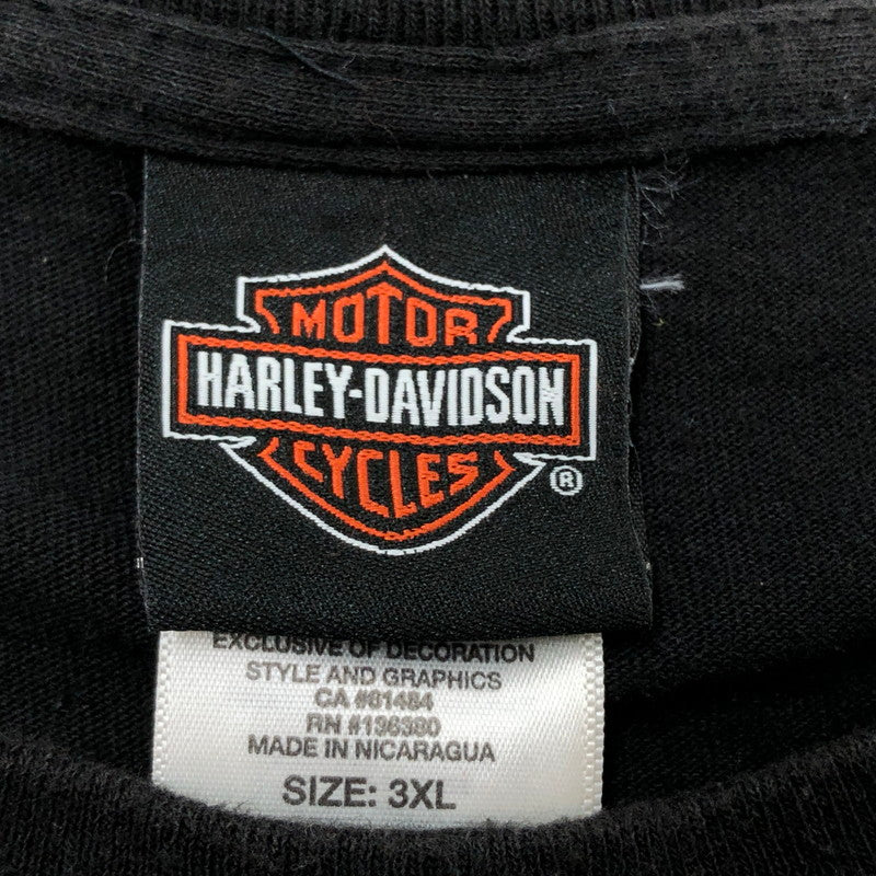 【中古品】【メンズ】 HARLEY DAVIDSON ハーレーダビッドソン c2018 ”HDMC”TEE 半袖Tシャツ トップス 146-260503-hn-03-fur サイズ：3XL カラー：ブラック 万代Net店