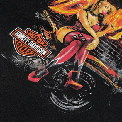 【中古品】【メンズ】 HARLEY DAVIDSON ハーレーダビッドソン c2018 ”HDMC”TEE 半袖Tシャツ トップス 146-260503-hn-03-fur サイズ：3XL カラー：ブラック 万代Net店