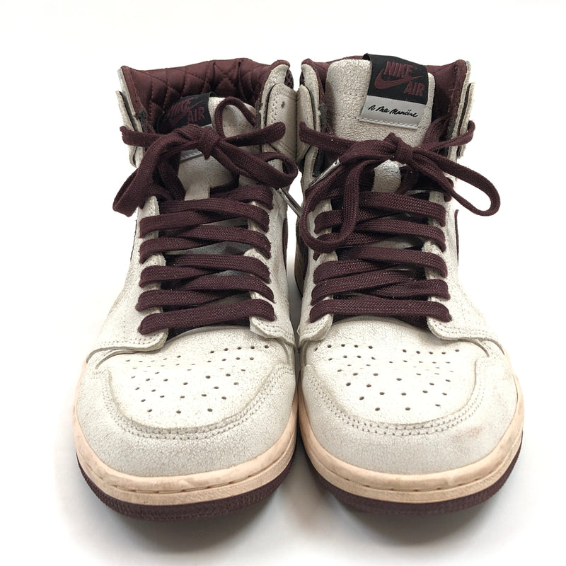 【中古品】【メンズ】 NIKE ナイキ × A MA MANIERE アママニエール AIR JORDAN 1 RETRO HIGH OG DO7097-100 エアジョーダン1 レトロ ハイ OG スニーカー シューズ 靴 160-261014-hn-01-fur サイズ：27.5cm US9.5 カラー：セイル/バーガンティ 万代Net店