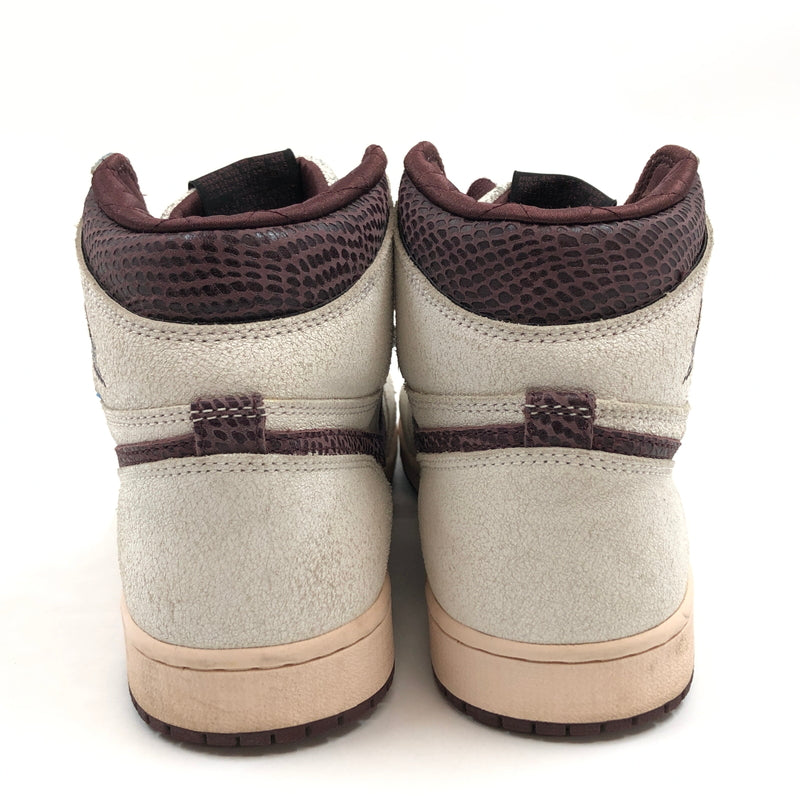 【中古品】【メンズ】 NIKE ナイキ × A MA MANIERE アママニエール AIR JORDAN 1 RETRO HIGH OG DO7097-100 エアジョーダン1 レトロ ハイ OG スニーカー シューズ 靴 160-261014-hn-01-fur サイズ：27.5cm US9.5 カラー：セイル/バーガンティ 万代Net店