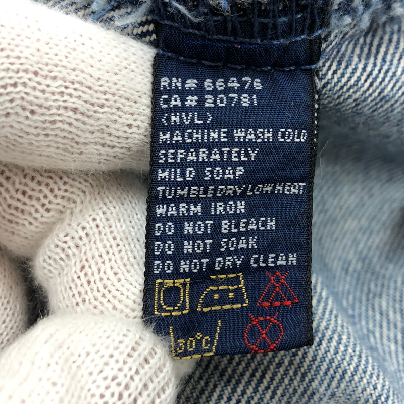 【中古品】【メンズ】 TOMMY JEANS トミージーンズ DENIM JACKET デニムジャケット Gジャン アウター 147-261014-hn-05-fur サイズ：M カラー：インディゴ 万代Net店