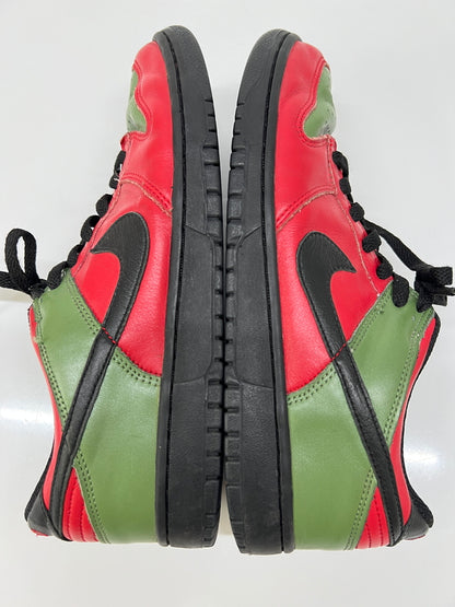 【現状渡し品】【メンズ】 NIKE ナイキ DUNK LOW ID 314875-991 2006年製 ダンクローアイディー スニーカー 靴 160-260822-YS-16-hon サイズ：28 カラー：グリーン/レッド 万代Net店