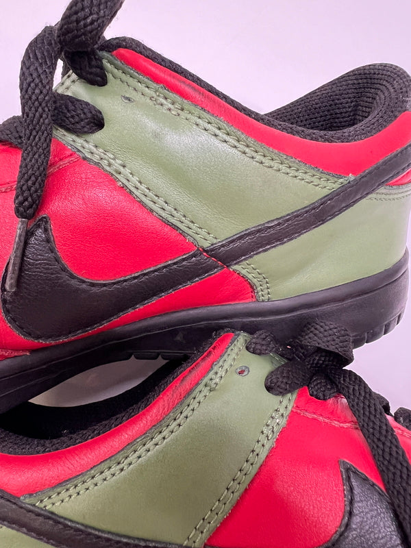 【現状渡し品】【メンズ】 NIKE ナイキ DUNK LOW ID 314875-991 2006年製 ダンクローアイディー スニーカー 靴 160-260822-YS-16-hon サイズ：28 カラー：グリーン/レッド 万代Net店