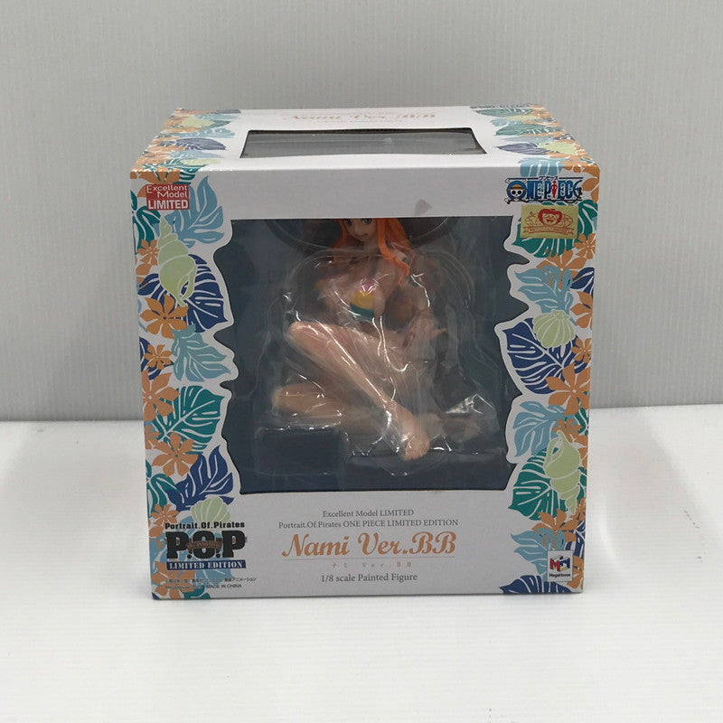 【中古美品】 メガハウス ワンピース Portrait.Of.Pirates LIMITED EDITION-Z ナミ Ver.BB 1/8スケール フィギュア 未開封 箱イタミあり 047-260706-ti-04-tagh 万代Net店