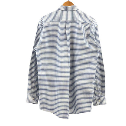 【中古品】【メンズ】 L.L.BEAN エルエルビーン L/S BD CHECK SHIRT ボタンダウン 長袖チェックシャツ カジュアルシャツ トップス 144-260503-hn-04-fur サイズ：15-33 カラー：ホワイト/ブルー系 万代Net店