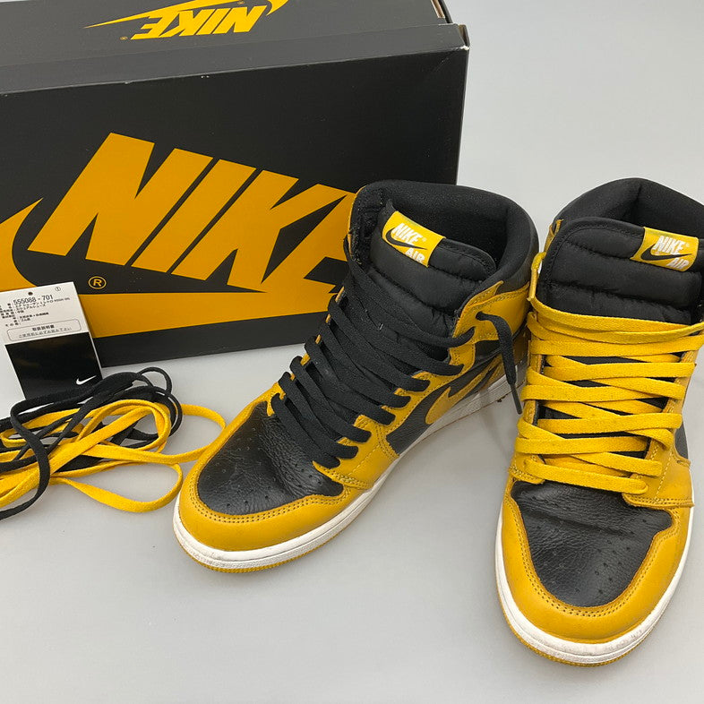 【中古品】【メンズ】 NIKE ナイキ 555088-701 AIR JORDAN 1 RETRO HIGH OG POLLEN スニーカー 160-260429-SS-10-iwa サイズ：27.5cm カラー：イエロー ブラック 万代Net店
