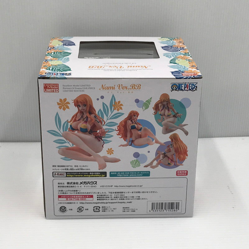 【中古美品】 メガハウス ワンピース Portrait.Of.Pirates LIMITED EDITION-Z ナミ Ver.BB 1/8スケール フィギュア 未開封 箱イタミあり 047-260706-ti-04-tagh 万代Net店