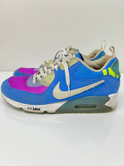 【現状渡し品】【メンズ】 NIKE ナイキ × UNDEFEATED アンディフィーテッド 別注 コラボ AIR MAX 90 CQ2289-400 エアマックス90 スニーカー 靴 166-260822-YS-17-hon サイズ：29 カラー：PACIFIC BLUE/VAST GREY 万代Net店
