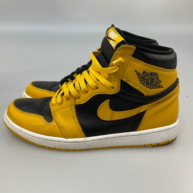 【中古品】【メンズ】 NIKE ナイキ 555088-701 AIR JORDAN 1 RETRO HIGH OG POLLEN スニーカー 160-260429-SS-10-iwa サイズ：27.5cm カラー：イエロー ブラック 万代Net店