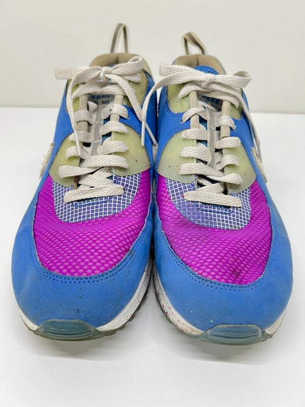 【現状渡し品】【メンズ】 NIKE ナイキ × UNDEFEATED アンディフィーテッド 別注 コラボ AIR MAX 90 CQ2289-400 エアマックス90 スニーカー 靴 166-260822-YS-17-hon サイズ：29 カラー：PACIFIC BLUE/VAST GREY 万代Net店