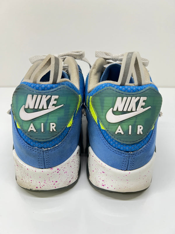 【現状渡し品】【メンズ】 NIKE ナイキ × UNDEFEATED アンディフィーテッド 別注 コラボ AIR MAX 90 CQ2289-400 エアマックス90 スニーカー 靴 166-260822-YS-17-hon サイズ：29 カラー：PACIFIC BLUE/VAST GREY 万代Net店