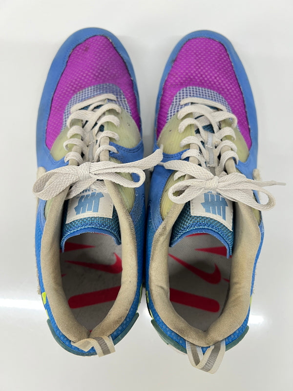 【現状渡し品】【メンズ】 NIKE ナイキ × UNDEFEATED アンディフィーテッド 別注 コラボ AIR MAX 90 CQ2289-400 エアマックス90 スニーカー 靴 166-260822-YS-17-hon サイズ：29 カラー：PACIFIC BLUE/VAST GREY 万代Net店