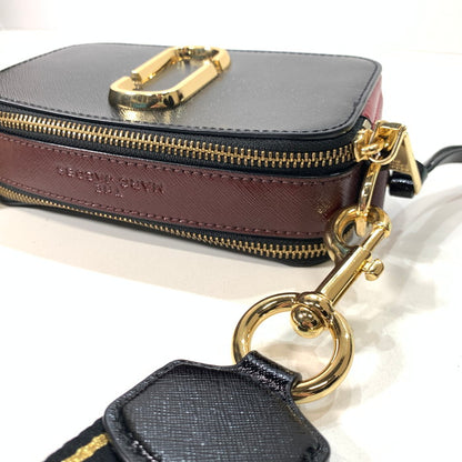 【中古品】【レディース】 MARC JACOBS マークジェイコブス THE SNAPSHOT DTM スナップショット ショルダーバッグ ブランド カバン 180-260214-gm-31-fuz カラー：ブラック レッド 万代Net店