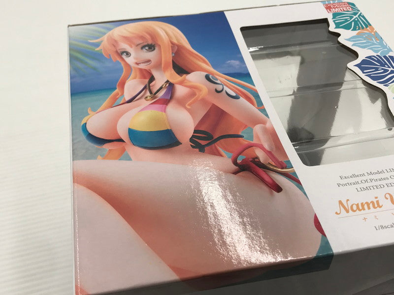 【中古美品】 メガハウス ワンピース Portrait.Of.Pirates LIMITED EDITION-Z ナミ Ver.BB 1/8スケール フィギュア 未開封 箱イタミあり 047-260706-ti-04-tagh 万代Net店