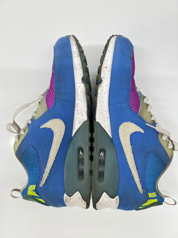 【現状渡し品】【メンズ】 NIKE ナイキ × UNDEFEATED アンディフィーテッド 別注 コラボ AIR MAX 90 CQ2289-400 エアマックス90 スニーカー 靴 166-260822-YS-17-hon サイズ：29 カラー：PACIFIC BLUE/VAST GREY 万代Net店