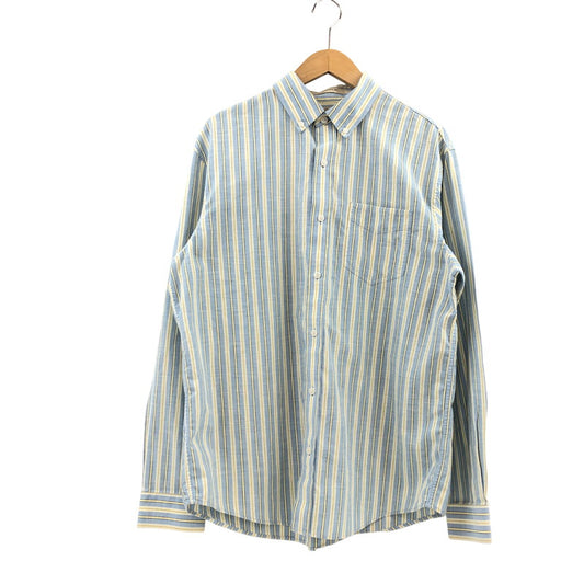 【中古品】【メンズ】 L.L.BEAN エルエルビーン L/S BD STRIPE SHIRT 500833 ボタンダウン 長袖ストライプシャツ カジュアルシャツ トップス 144-260503-hn-05-fur サイズ：M カラー：ブルー系 万代Net店