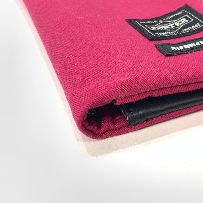 【中古品】【メンズ】 PORTER ポーター 長財布 ブランド ウォレット 200-260214-gm-32-fuz カラー：ワインレッド 万代Net店