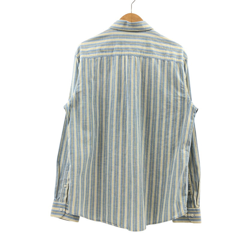 【中古品】【メンズ】 L.L.BEAN エルエルビーン L/S BD STRIPE SHIRT 500833 ボタンダウン 長袖ストライプシャツ カジュアルシャツ トップス 144-260503-hn-05-fur サイズ：M カラー：ブルー系 万代Net店