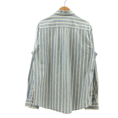 【中古品】【メンズ】 L.L.BEAN エルエルビーン L/S BD STRIPE SHIRT 500833 ボタンダウン 長袖ストライプシャツ カジュアルシャツ トップス 144-260503-hn-05-fur サイズ：M カラー：ブルー系 万代Net店