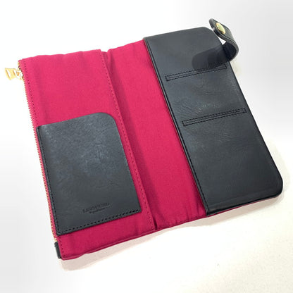 【中古品】【メンズ】 PORTER ポーター 長財布 ブランド ウォレット 200-260214-gm-32-fuz カラー：ワインレッド 万代Net店