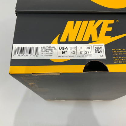 【中古品】【メンズ】 NIKE ナイキ 555088-701 AIR JORDAN 1 RETRO HIGH OG POLLEN スニーカー 160-260429-SS-10-iwa サイズ：27.5cm カラー：イエロー ブラック 万代Net店