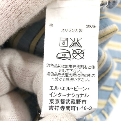 【中古品】【メンズ】 L.L.BEAN エルエルビーン L/S BD STRIPE SHIRT 500833 ボタンダウン 長袖ストライプシャツ カジュアルシャツ トップス 144-260503-hn-05-fur サイズ：M カラー：ブルー系 万代Net店