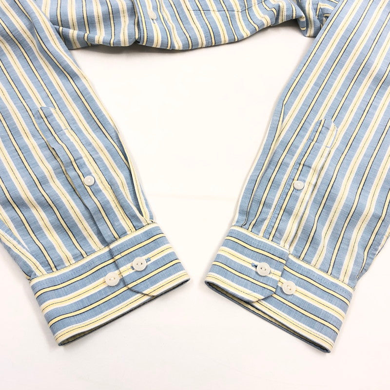【中古品】【メンズ】 L.L.BEAN エルエルビーン L/S BD STRIPE SHIRT 500833 ボタンダウン 長袖ストライプシャツ カジュアルシャツ トップス 144-260503-hn-05-fur サイズ：M カラー：ブルー系 万代Net店