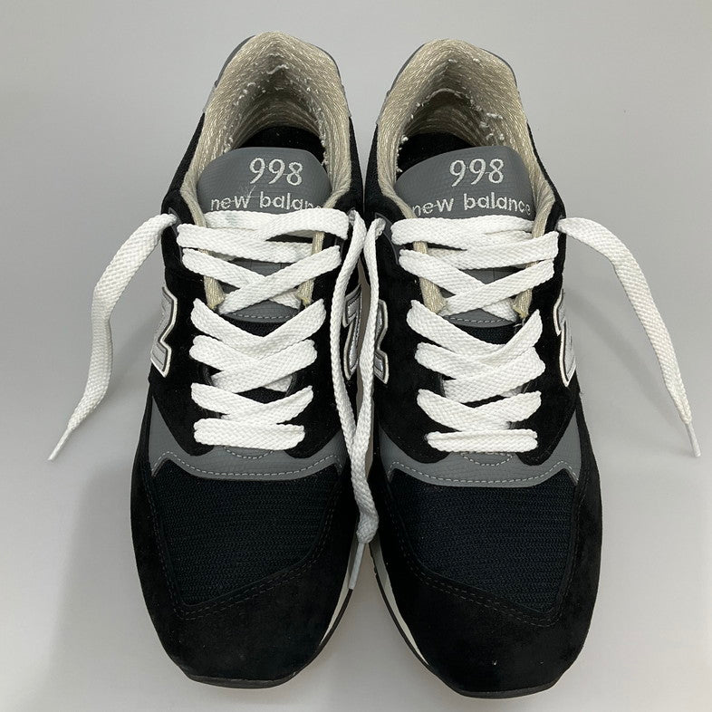 【中古品】【メンズ】 NEW BALANCE ニューバランス U998BL スニーカー 162-260429-SS-11-iwa サイズ：27.5cm カラー：ブラック 万代Net店