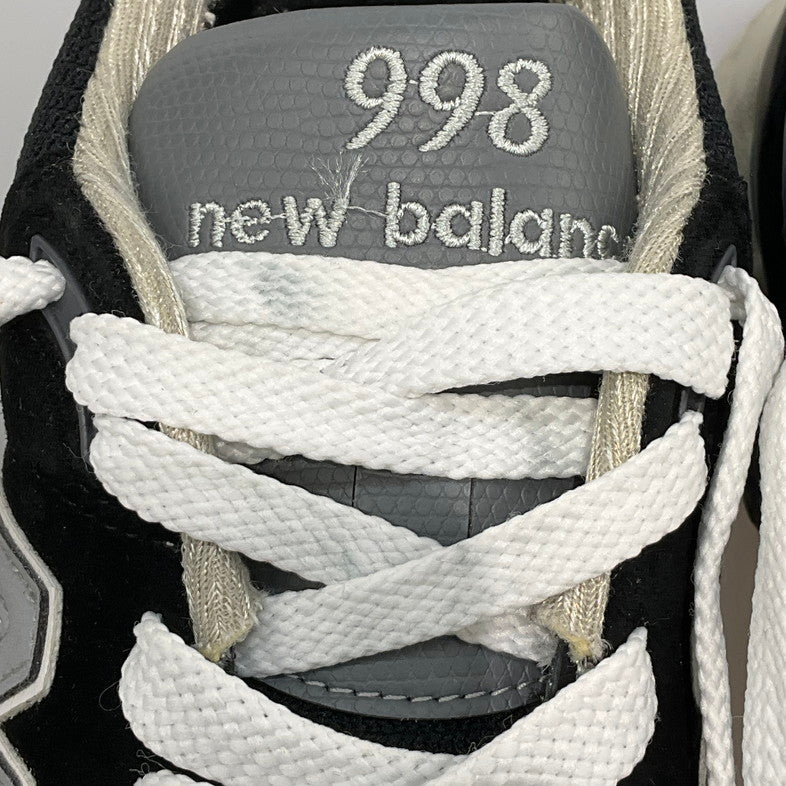 【中古品】【メンズ】 NEW BALANCE ニューバランス U998BL スニーカー 162-260429-SS-11-iwa サイズ：27.5cm カラー：ブラック 万代Net店