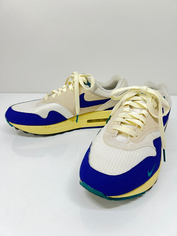 【中古品】【メンズ】 NIKE ナイキ AIR MAX 1 ATHLETIC DEPARTMENT FQ8048-133 エアマックス1 アスレチックデパートメント スニーカー 靴 160-260822-YS-19-hon サイズ：25.5 カラー：SAIL/DEEP ROYAL BLUE-LT OREWOOD BRN 万代Net店