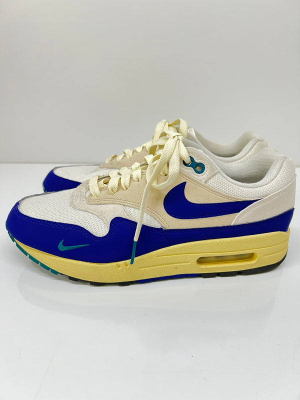 【中古品】【メンズ】 NIKE ナイキ AIR MAX 1 ATHLETIC DEPARTMENT FQ8048-133 エアマックス1 アスレチックデパートメント スニーカー 靴 160-260822-YS-19-hon サイズ：25.5 カラー：SAIL/DEEP ROYAL BLUE-LT OREWOOD BRN 万代Net店