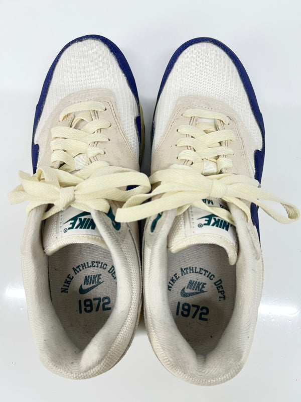 【中古品】【メンズ】 NIKE ナイキ AIR MAX 1 ATHLETIC DEPARTMENT FQ8048-133 エアマックス1 アスレチックデパートメント スニーカー 靴 160-260822-YS-19-hon サイズ：25.5 カラー：SAIL/DEEP ROYAL BLUE-LT OREWOOD BRN 万代Net店