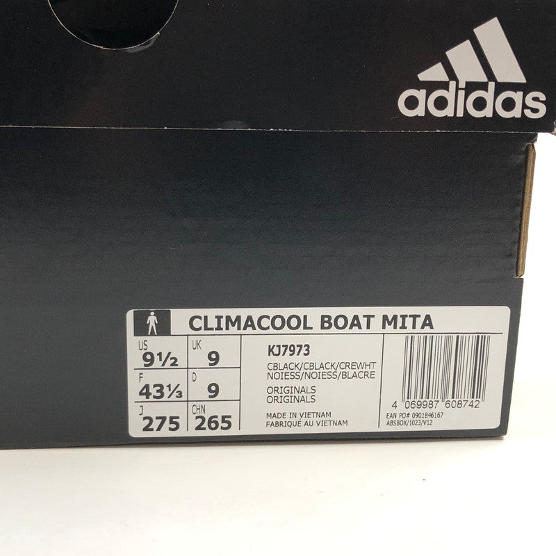 【中古品】【メンズ】 ADIDAS ORIGINALS アディダスオリジナルス × MITA SNEAKERS ミタスニーカーズ CLIMACOOL BOAT MITA KJ7973 クライマクール ボート ミタ 161-260503-hn-07-fur サイズ：27.5cm US9 1/2 カラー：ブラック/ホワイト 万代Net店