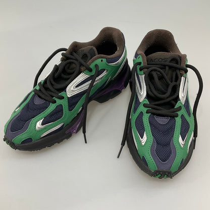 【中古品】【メンズ】 LACOSTE ラコステ スニーカー L003 2K24 1 SMA 箱無し 本体のみ 162-260429-SS-13-iwa サイズ：26.5cm カラー：グリーン ネイビー 万代Net店