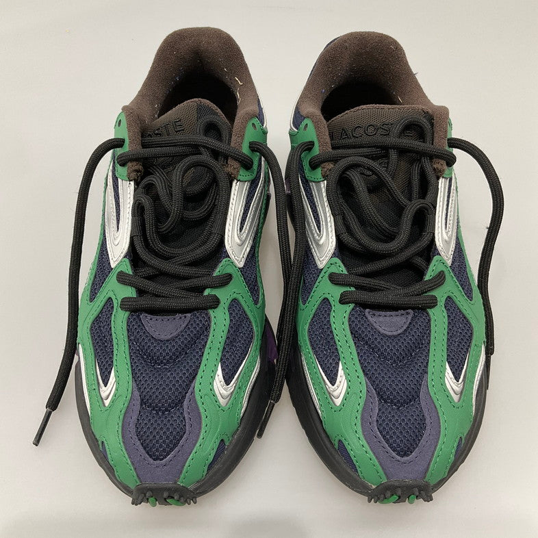 【中古品】【メンズ】 LACOSTE ラコステ スニーカー L003 2K24 1 SMA 箱無し 本体のみ 162-260429-SS-13-iwa サイズ：26.5cm カラー：グリーン ネイビー 万代Net店