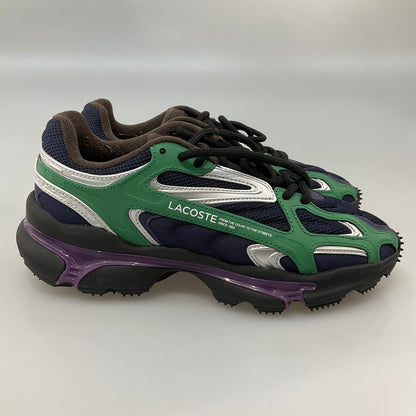 【中古品】【メンズ】 LACOSTE ラコステ スニーカー L003 2K24 1 SMA 箱無し 本体のみ 162-260429-SS-13-iwa サイズ：26.5cm カラー：グリーン ネイビー 万代Net店