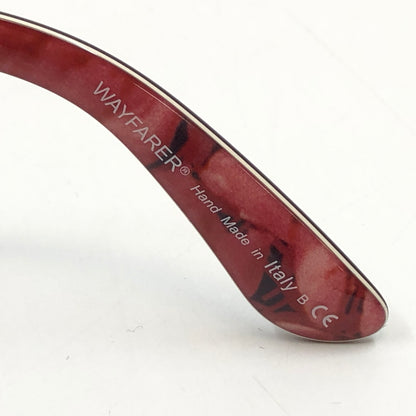 【中古品】【メンズ/レディース】 RAY-BAN レイバン ORIGINAL WAYFARER CLASSIC SUNGLASSES RB2140-F 1200 オリジナル ウェイファーラー クラシック サングラス アイウェア 203-260722-hn-04-fur サイズ：52ロ22 150 カラー：バーガンディ / ピンク 万代Net店