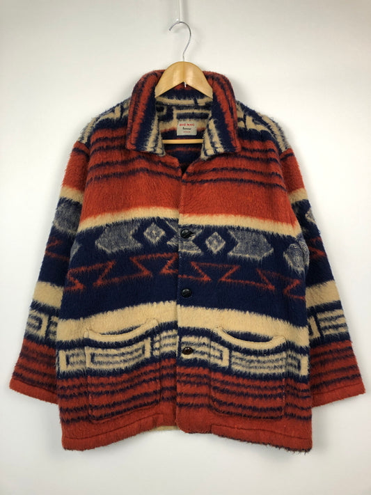 【中古品】【メンズ】 BIGMAC ビッグマック 60's WOOL NATIVE BLANKET JACKET VINTAGE 60年代 ウール ネイティブ ブランケット ジャケット アウター ヴィンテージ 146-260607-SH-10-hon カラー：マルチカラー 万代Net店