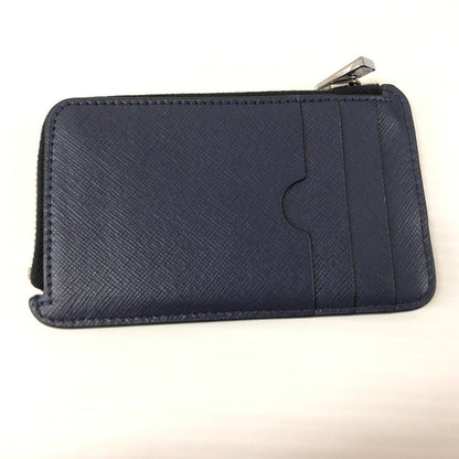 【中古美品】【メンズ】 MARNI マルニ 小銭入れ コイン カード ホルダー 1ファスナー コンパートメント ケース  ロゴ PFMI0036L0LV520 COIN CARD HOLDER 200-231227-tk-2-tei カラー：ブラック 万代Net店