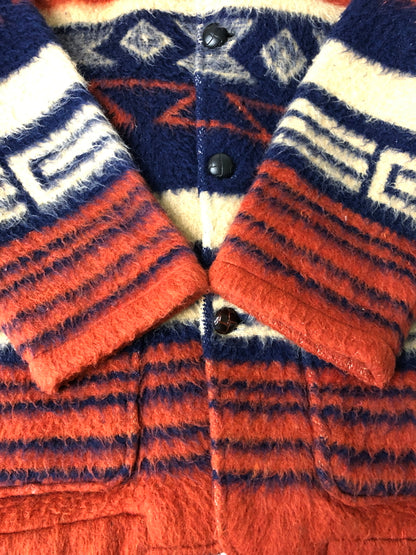 【中古品】【メンズ】 BIGMAC ビッグマック 60's WOOL NATIVE BLANKET JACKET VINTAGE 60年代 ウール ネイティブ ブランケット ジャケット アウター ヴィンテージ 146-260607-SH-10-hon カラー：マルチカラー 万代Net店
