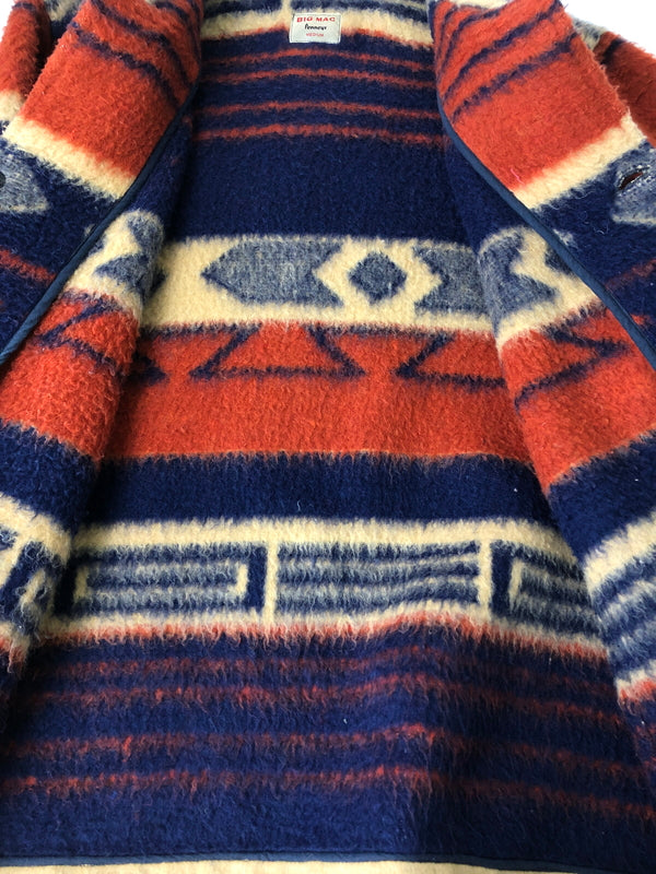 【中古品】【メンズ】 BIGMAC ビッグマック 60's WOOL NATIVE BLANKET JACKET VINTAGE 60年代 ウール ネイティブ ブランケット ジャケット アウター ヴィンテージ 146-260607-SH-10-hon カラー：マルチカラー 万代Net店