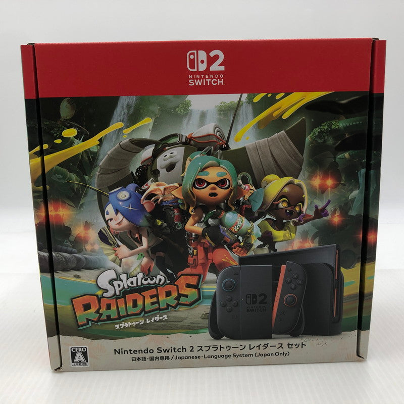 【未使用品】 Nintendo Switch2 スプラトゥーン レイダース セット ニンテンドースイッチ2 日本語.国内専用 本体 A01-314 035-260914-ns-01-tei 万代Net店