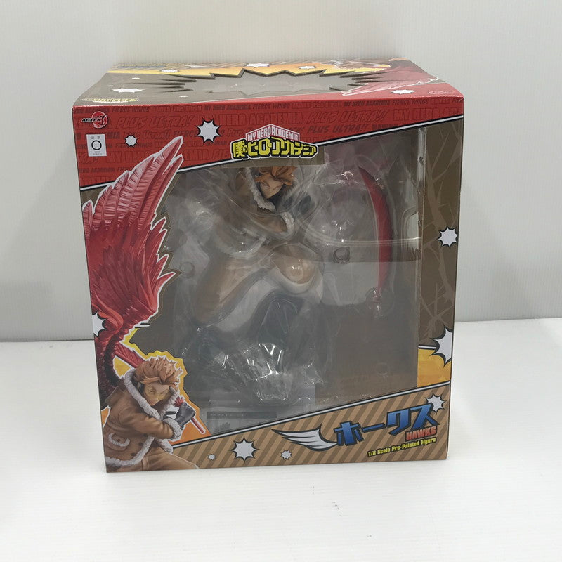 【中古美品】 タカラトミー ARTFX J 僕のヒーローアカデミア ホークス 1/8スケール PVC塗装済完成品 フィギュア 未開封 箱イタミあり 051-260706-ti-10-tagh 万代Net店