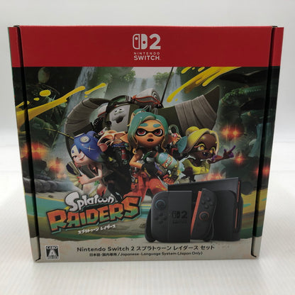 【未使用品】 Nintendo Switch2 スプラトゥーン レイダース セット ニンテンドースイッチ2 日本語.国内専用 本体 A01-314 035-260914-ns-02-tei 万代Net店