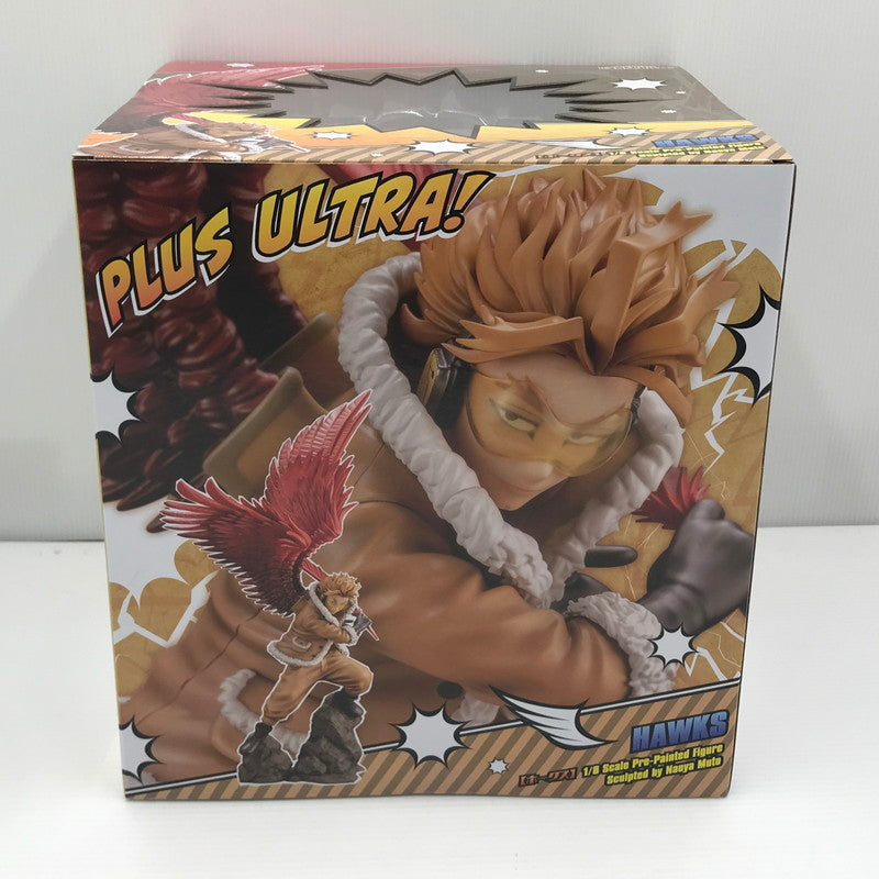 【中古美品】 タカラトミー ARTFX J 僕のヒーローアカデミア ホークス 1/8スケール PVC塗装済完成品 フィギュア 未開封 箱イタミあり 051-260706-ti-10-tagh 万代Net店