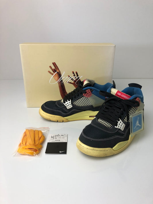 【中古品】【メンズ】 NIKE ナイキ AIRJORDAN 4 RETRO SP UNION DC9533-001 エア ジョーダン 4 レトロ スペシャル ユニオン スニーカー 靴 160-260607-SH-13-hon カラー：OFF NOIR/LIGHT FUSION RED 万代Net店