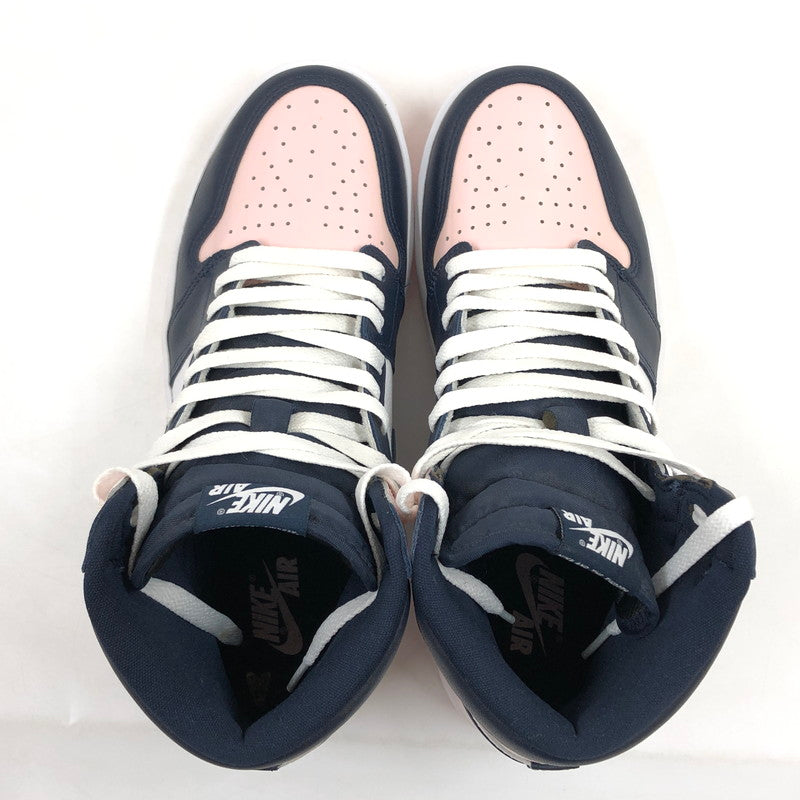 【中古品】【メンズ】 NIKE ナイキ WOMEN'S AIR JORDAN 1 HIGH OG SE DD9335-641 ウィメンズ エアジョーダン1 ハイ OG SE スニーカー シューズ 靴 160-260504-hn-04-fur サイズ：28.5cm US11.5 カラー：ホワイト/ネイビー/ピンク 万代Net店